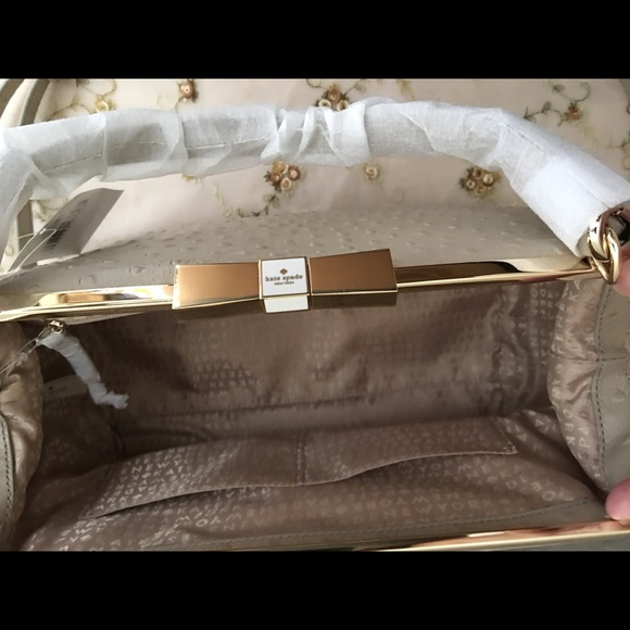 NWT Kate Spade Ostrich Leather Satchel Bag. 👜🛍 - Picture 8 of 8